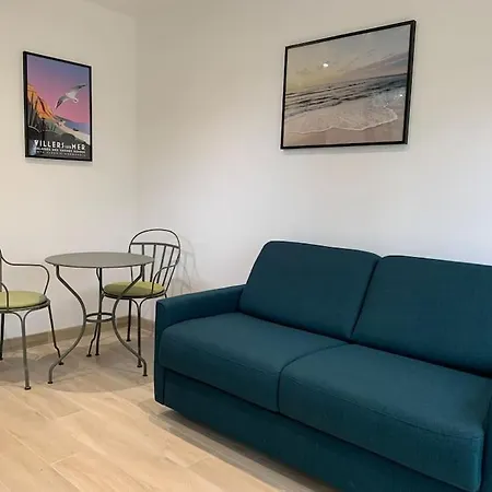 Le Meridien, Studio Renove Avec Terrasse, 8 Min A Pieds Du Centre Ville Villers-sur-Mer Exterior photo
